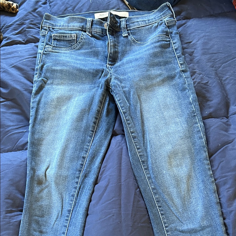GAP Women's Blue Skinny Jeans